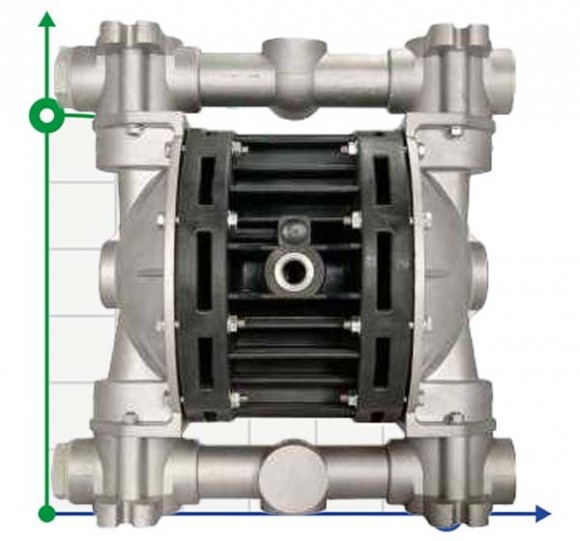 Пневматичний мембранний насос BOXER 100 ALU IB100ALMTAIT--
