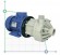 Насос з магнітною муфтою DM 15 PP, VITON, 1,5 кВт