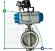 PN6 DN250 Засувка Батерфляй, корпус і диск AISI 304, PTFE з пневмоприводом Ex подвійної дії, позиціонер 4-20MA