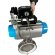 PN6 DN250 Засувка Батерфляй, корпус і диск AISI 304, PTFE з пневмоприводом Ex подвійної дії, позиціонер 4-20MA