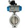 PN6 DN250 Засувка Батерфляй, корпус і диск AISI 304, PTFE з пневмоприводом Ex подвійної дії, позиціонер 4-20MA
