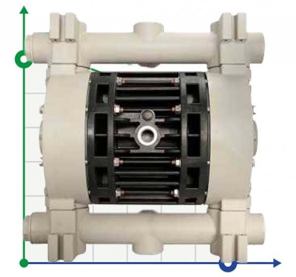 Пневматичний мембранний насос BOXER 150 PP IB150P-MTTIT--