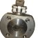 DN (Ду) 32 Кран нержавіючий кульовий фланцевий моноблочний AISI 304, Seat PTFE