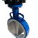 PN6 DN200 Засувка Батерфляй, чавунний корпус, диск AISI 304, Seat: PTFE