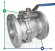 PN16 DN25 Кульовий кран з нержавіючої сталі AISI 304, Seat PTFE