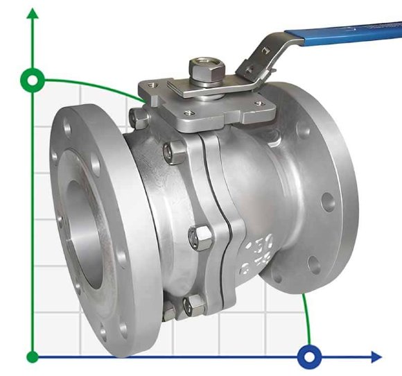 PN16 DN25 Кульовий кран з нержавіючої сталі AISI 304, Seat PTFE
