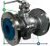 PN16 DN65 Кульовий кран з нержавіючої сталі AISI 316, Seat:PTFE