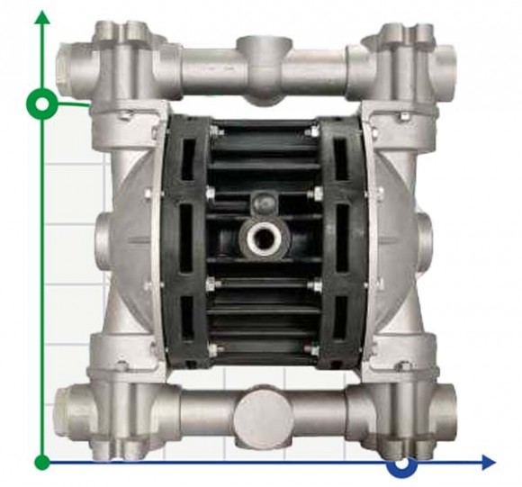 Пневматичний мембранний насос BOXER 100 ALU IB100-AL-HTTRT--