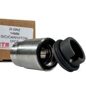 Mechanical seal R-GNZ 14, SIC/CAR, VITON, 304, G16 for Grundfos, Hilge Pumps, Sterling Sihi pumps