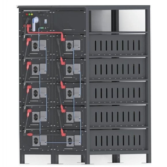 Високовольтна акумуляторна шафа TH-384/280R/HV, LiFePO4, LFP