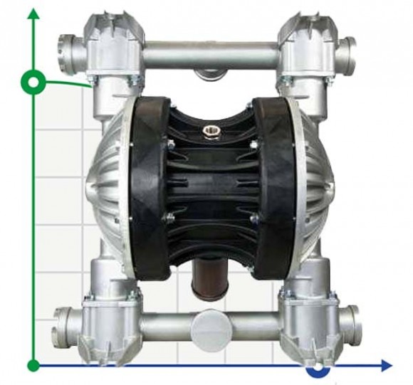 Пневматичний мембранний насос BOXER 502 Alu IB502-AL-HTTLT--