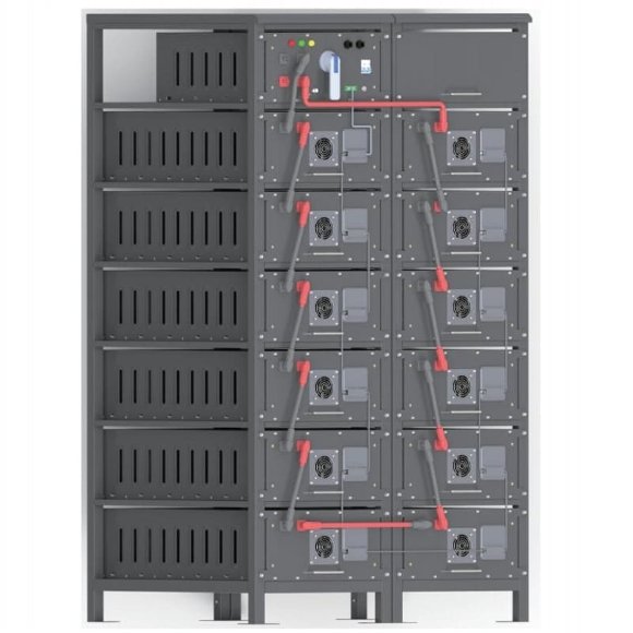 Високовольтна акумуляторна шафа TH-704/280R/HV, LiFePO4, LFP