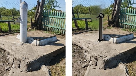 Замена старых водоразборных колонок