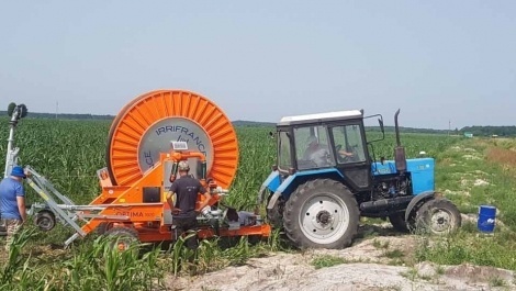 Pompe d'irrigation entraînée par la prise de force pour l'arrosage par enrouleur de tuyau