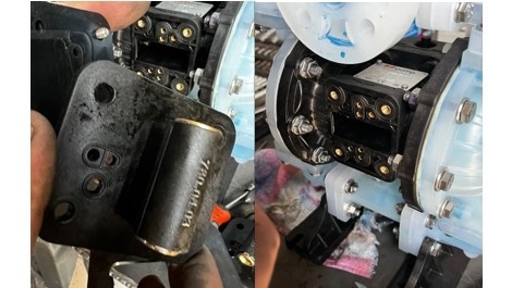 Funcionamiento eficiente y sin problemas de la bomba de membrana