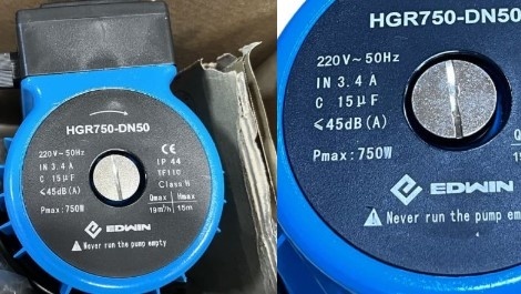 Energy-saving pumps with frequency converter