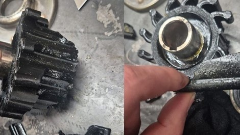 Durchflussregelung der Verdrängerpumpe