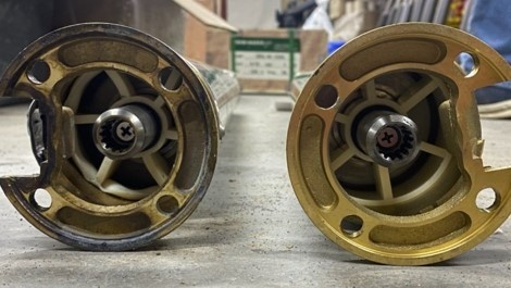 Remplacement de la partie pompe dans la pompe submersible 4SD 6/23-2.2 380V