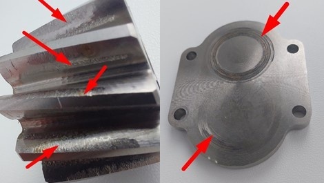 Funcionamiento de la bomba de engranajes