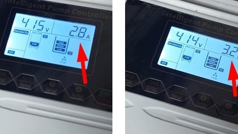Leistungsregelung einer Zahnradpumpe