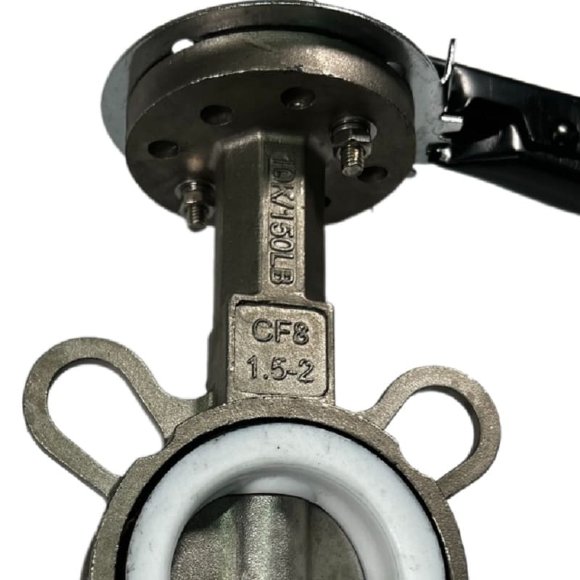 PN16 DN50 Butterfly valve, body and disc made of stainless steel AISI 304, Seat PTFE PN16 DN50 Butterfly valve, body and disc made of stainless steel AISI 304, Seat PTFE