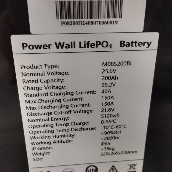 Літій-залізо-фосфатний (літій-ферумний) акумулятор 25.6V 200Ah LiFePO4, LFP напольний з комірками EVE 3.2V 100Ah LiFePO4 grade A cells Літій-залізо-фосфатний (літій-ферумний) акумулятор 25.6V 200Ah LiFePO4, LFP напольний з комірками EVE 3.2V 100Ah LiFePO4 grade A cells