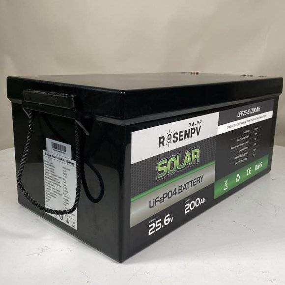 Літій-залізо-фосфатний (літій-ферумний) акумулятор 25.6V 200Ah LiFePO4, LFP напольний з комірками EVE 3.2V 100Ah LiFePO4 grade A cells Літій-залізо-фосфатний (літій-ферумний) акумулятор 25.6V 200Ah LiFePO4, LFP напольний з комірками EVE 3.2V 100Ah LiFePO4 grade A cells