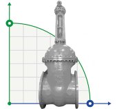 DN65 PN16 Задвижка стальная фланцевая 30x541нж, ГОСТ DN65 PN16 Задвижка стальная фланцевая 30x541нж, ГОСТ