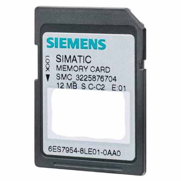 6ES7954-8LE04-0AA0 karta pamięci S7-1x00 CPU/SINAMICS, 3, 3V Flash 12 MB
