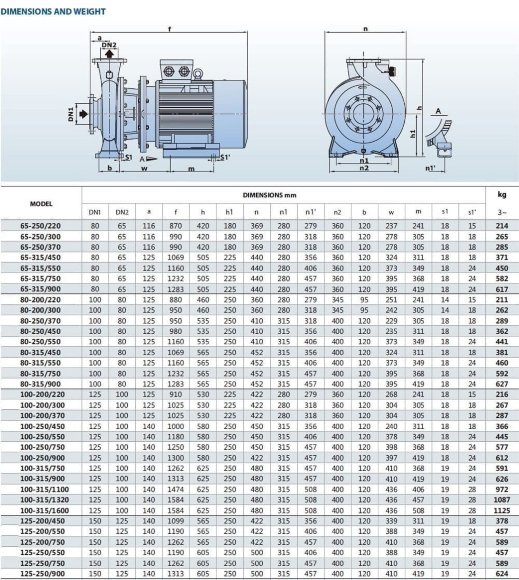 Насос для мийних засобів моноблочний BST 125-200/45, 3000