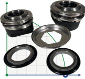 FLYGT R-FL.XA pump mechanical seal 35, U, TC/TC, VITON, 304 FLYGT R-FL.XA pump mechanical seal 35, U, TC/TC, VITON, 304