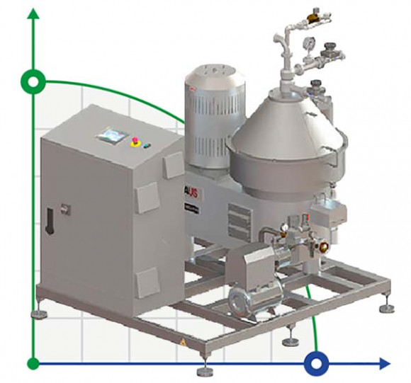 Separator HAUS DBA 5432-PC40 zur Trennung von Wasser-Fett-Emulsionen