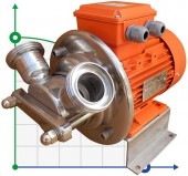 Насос для фруктового пюре с ягодами AlphaDynamic AD30.1/01 1,5kW, 220V импеллерный Насос для фруктового пюре с ягодами AlphaDynamic AD30.1/01 1,5kW, 220V импеллерный