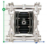 Pneumatyczna pompa membranowa BOXER 100 AISI316 IB100A-HTTAT-C Pneumatyczna pompa membranowa BOXER 100 AISI316 IB100A-HTTAT-C