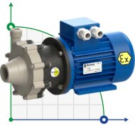 Насос ATEX с магнитной муфтой FLUIMAC COMPASS CM 6 PP, 0,25 кВт, 380В, Ex Насос ATEX с магнитной муфтой FLUIMAC COMPASS CM 6 PP, 0,25 кВт, 380В, Ex