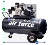 Compresor de pistones Leader VKP LB-440-10-200 Compresor de pistones Leader VKP LB-440-10-200