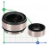 Uszczelnienie mechaniczne R-HRN 90, SIC/SIC, VITON, 304
