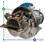 Pumpe für Shampoo, Lotion, Creme AlphaDynamic AD40.1/01 1,4 kW Impeller Pumpe für Shampoo, Lotion, Creme AlphaDynamic AD40.1/01 1,4 kW Impeller