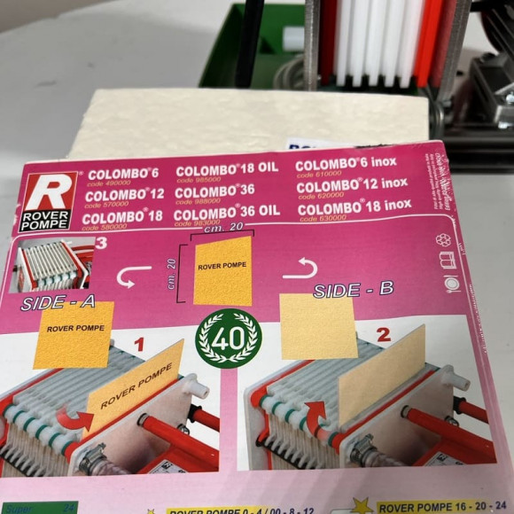 Filtre-presse à cadre Inox COLOMBO 6 Filtre-presse à cadre Inox COLOMBO 6