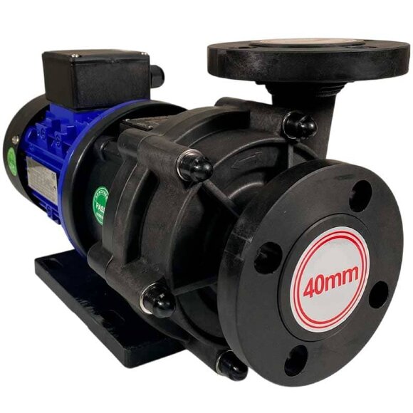 Pompe chimique à accouplement magnétique QHX-E-440SSV-5V38AFGABS-3801, CFRETFE, 0,37 kW, 380 V