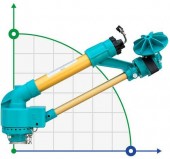 Aspersor para riego, irrigación JET30S BSP Aspersor para riego, irrigación JET30S BSP