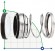 Sello mecánico R-21 25, SIC/SIC, VITON, 304