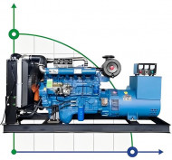 Générateur diesel industriel XHY-R120GF avec ATS, moteur Ricardo 150kVA, 120kW, 380V/50HZ type ouvert Générateur diesel industriel XHY-R120GF avec ATS, moteur Ricardo 150kVA, 120kW, 380V/50HZ type ouvert