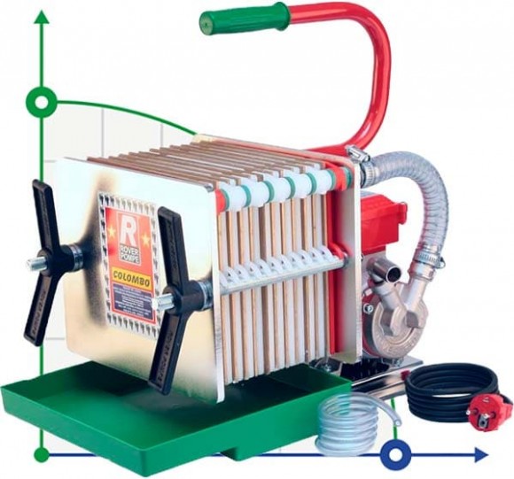 COLOMBO 12 Filtro prensa de marco Inox COLOMBO 12 Filtro prensa de marco Inox