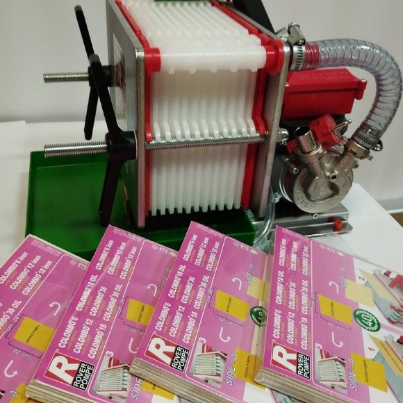 COLOMBO 12 Filtro prensa de marco Inox COLOMBO 12 Filtro prensa de marco Inox