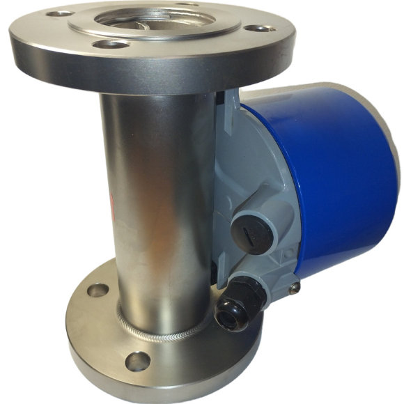 DN50 Stainless steel flow meter rotameter KLZZ PN16 (liquid alcohol mixture C2H5OH 96%), 1600...16000 l/h, 4-20mA, Ex DN50 Stainless steel flow meter rotameter KLZZ PN16 (liquid alcohol mixture C2H5OH 96%), 1600...16000 l/h, 4-20mA, Ex