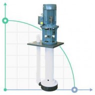Bomba centrífuga vertical IM 180, PVDF, 1250 mm, 11 kW Bomba centrífuga vertical IM 180, PVDF, 1250 mm, 11 kW