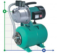 Estación centrífuga de bombeo autoaspirante 1,0 kW Hmax 44m Qmax 73l/min acero inoxidable 24l Ucrania AquaticaL Estación centrífuga de bombeo autoaspirante 1,0 kW Hmax 44m Qmax 73l/min acero inoxidable 24l Ucrania AquaticaL
