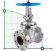 DN50 PN25 Keilventil mit einziehbarer Edelstahlspindel 30nzh64nzh DN50 PN25, GOST