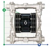Pompe pneumatique à membrane BOXER 251 Alu IB251-AL-HTALT-- Pompe pneumatique à membrane BOXER 251 Alu IB251-AL-HTALT--